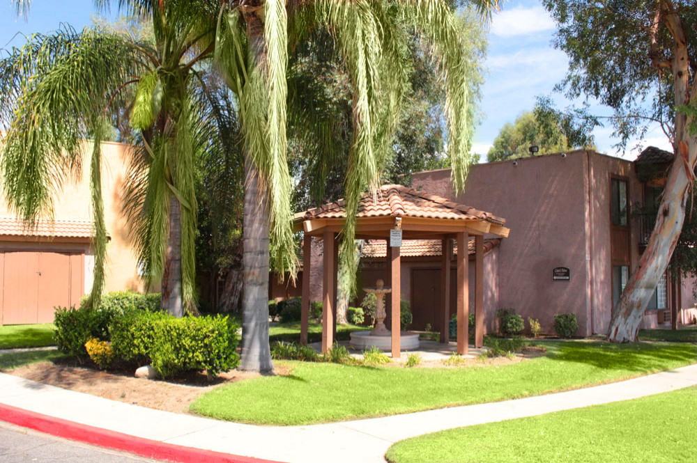 This Exteriors 3 photo can be viewed in person at the Laurel Palms Apartments, so make a reservation and stop in today.